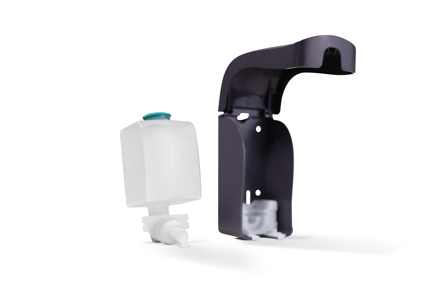 Modern Matte Black Wall Mounted “Foaming” Dispenser