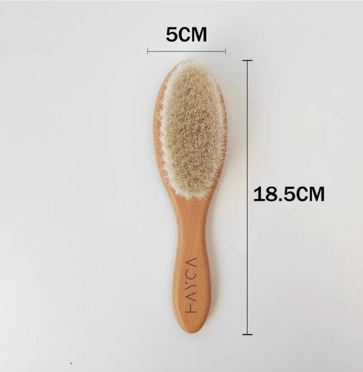 Natural Wool Baby Hair Brush