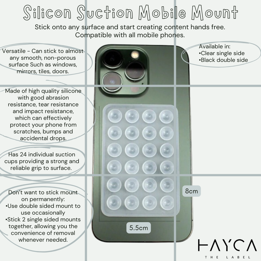 Silicon Suction Mobile Mount