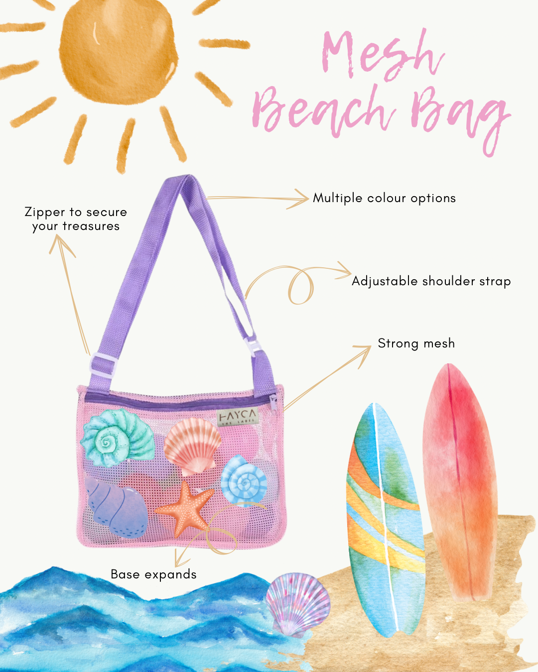 Mesh Beach Bag - Kids