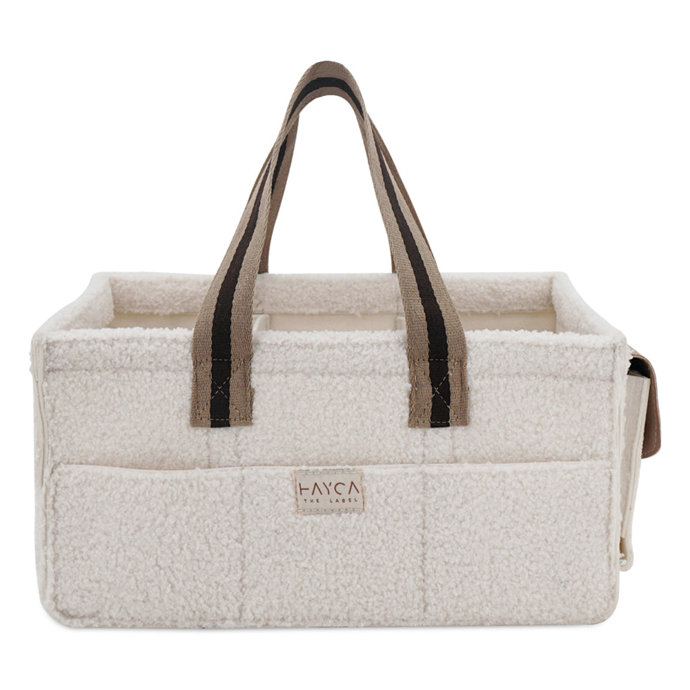 nappy caddy, storage for nappies, portable, stylish and easy to use