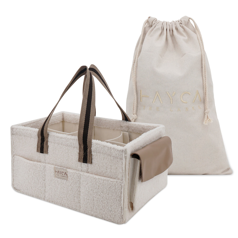 nappy caddy, storage for nappies, portable, stylish and easy to use