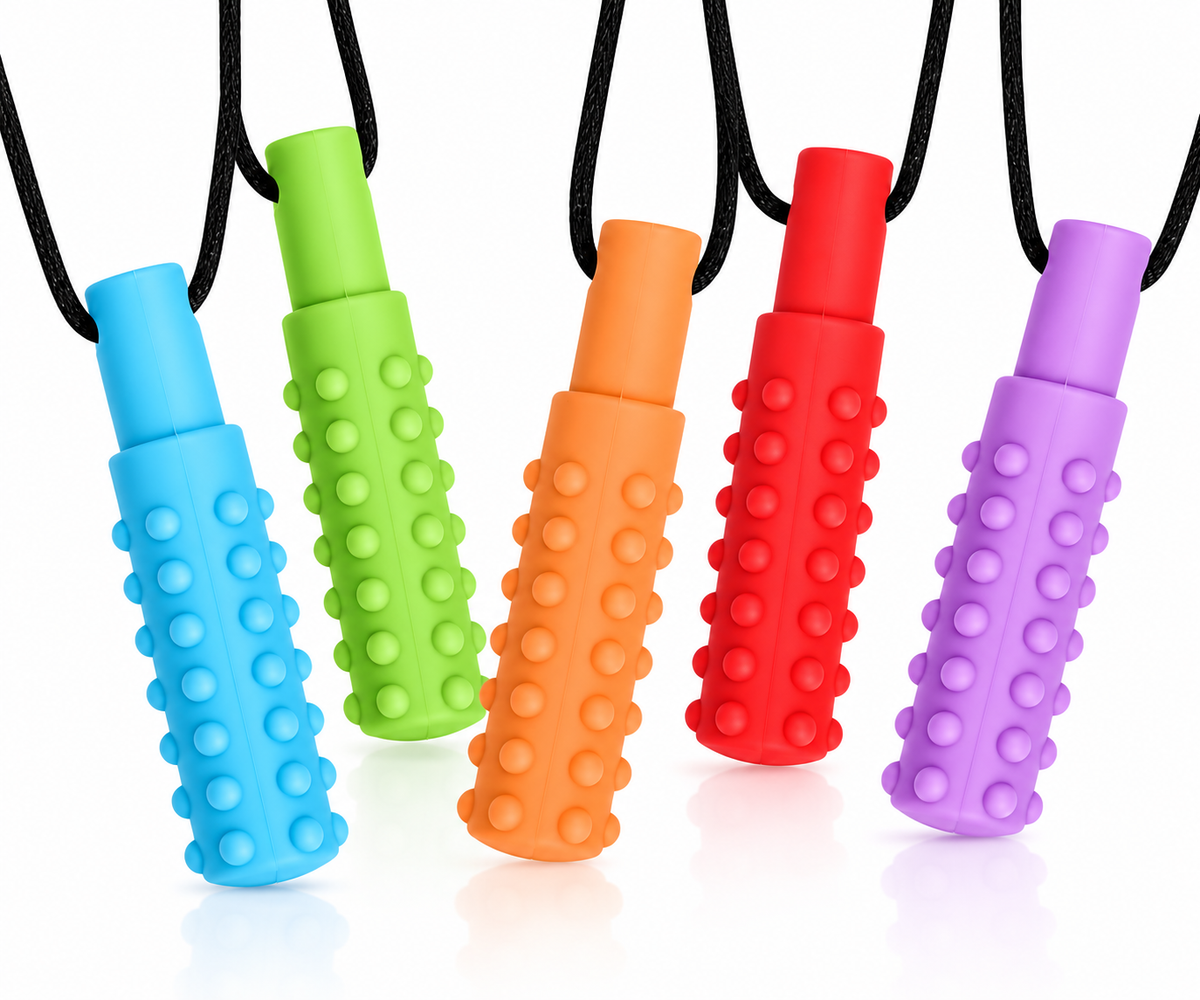 Sensory Chew Necklace - Textured Tube