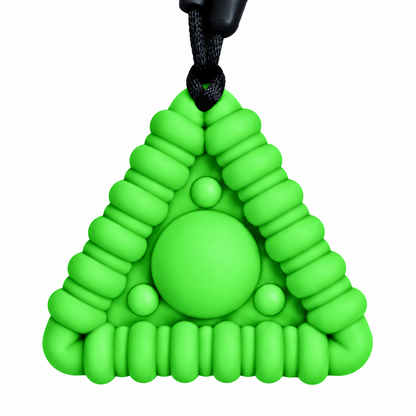 Sensory Chew Necklace - Triangle Pop It