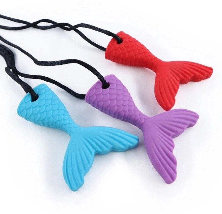Sensory Chew Necklace - Mermaid Tail