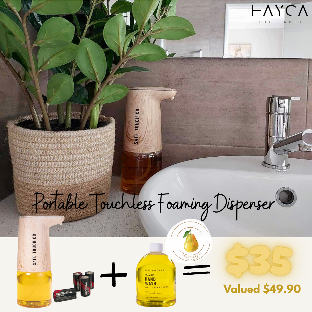 Touchless Foaming Dispenser + Refill + Batteries *$35 Bundle