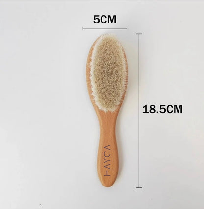 Natural Wool Baby Hair Brush