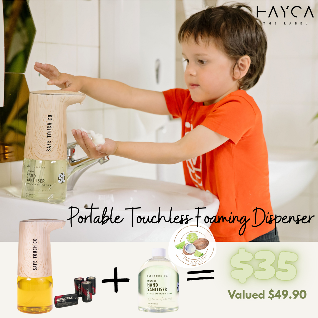 Touchless Foaming Dispenser + Refill + Batteries *$35 Bundle