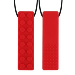 Lego Brick Tactile Sensory Chew Necklace