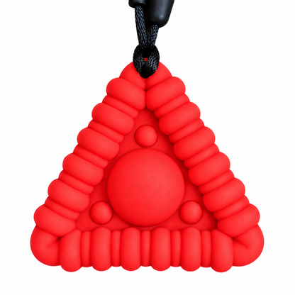 Sensory Chew Necklace - Triangle Pop It