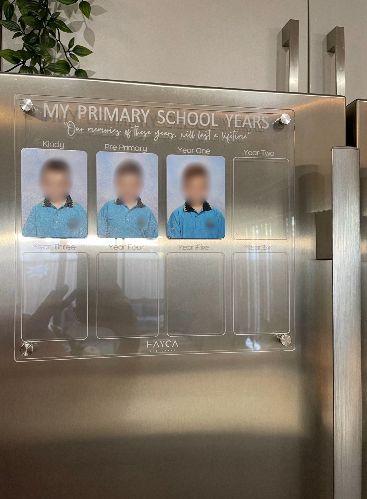 Primary School Years Magnetic Acrylic Board