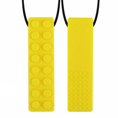 Lego Brick Tactile Sensory Chew Necklace