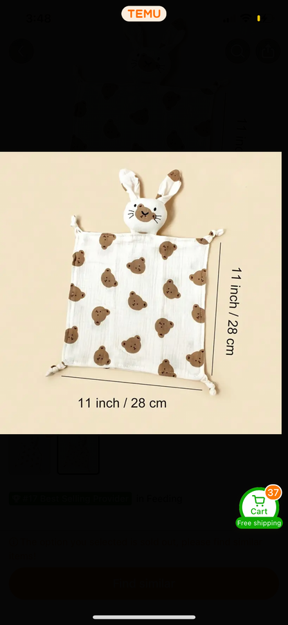 Bunny Muslin Comforter