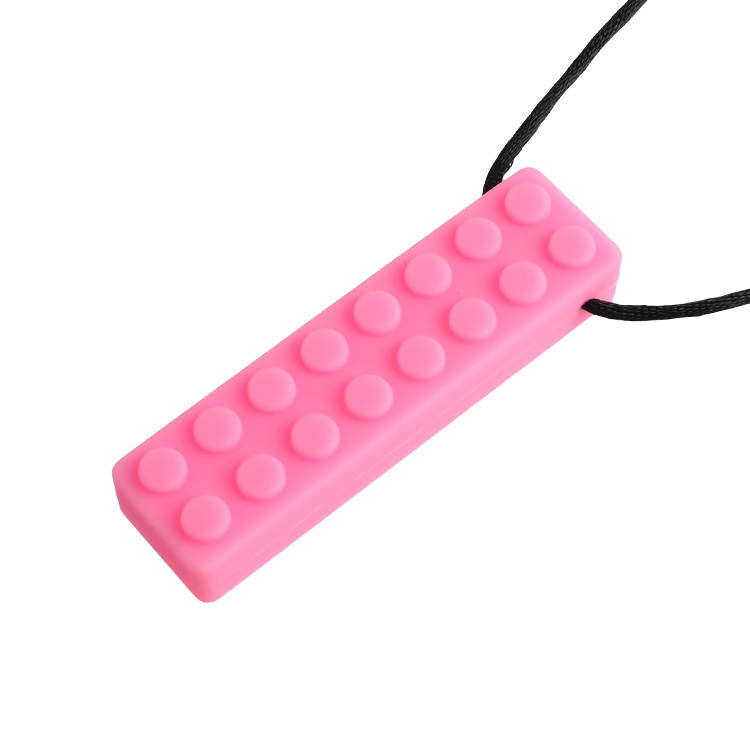 Lego Brick Tactile Sensory Chew Necklace