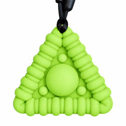 Sensory Chew Necklace - Triangle Pop It
