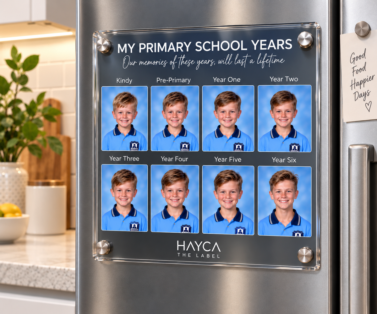 Primary School Years Magnetic Acrylic Board