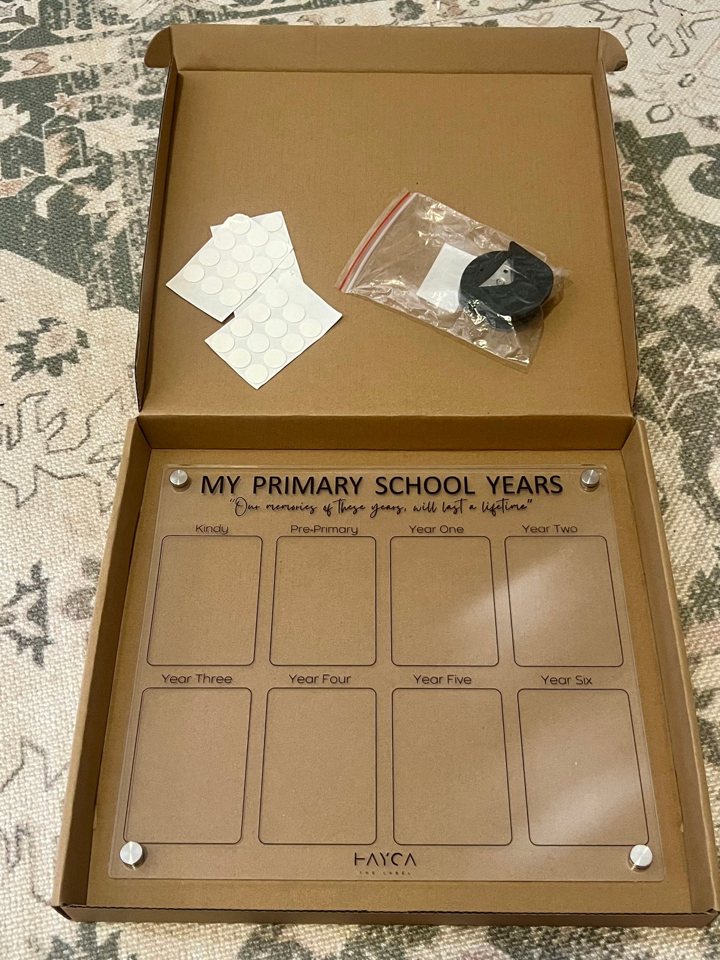 Primary School Years Magnetic Acrylic Board