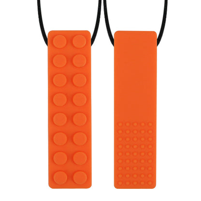 Lego Brick Tactile Sensory Chew Necklace