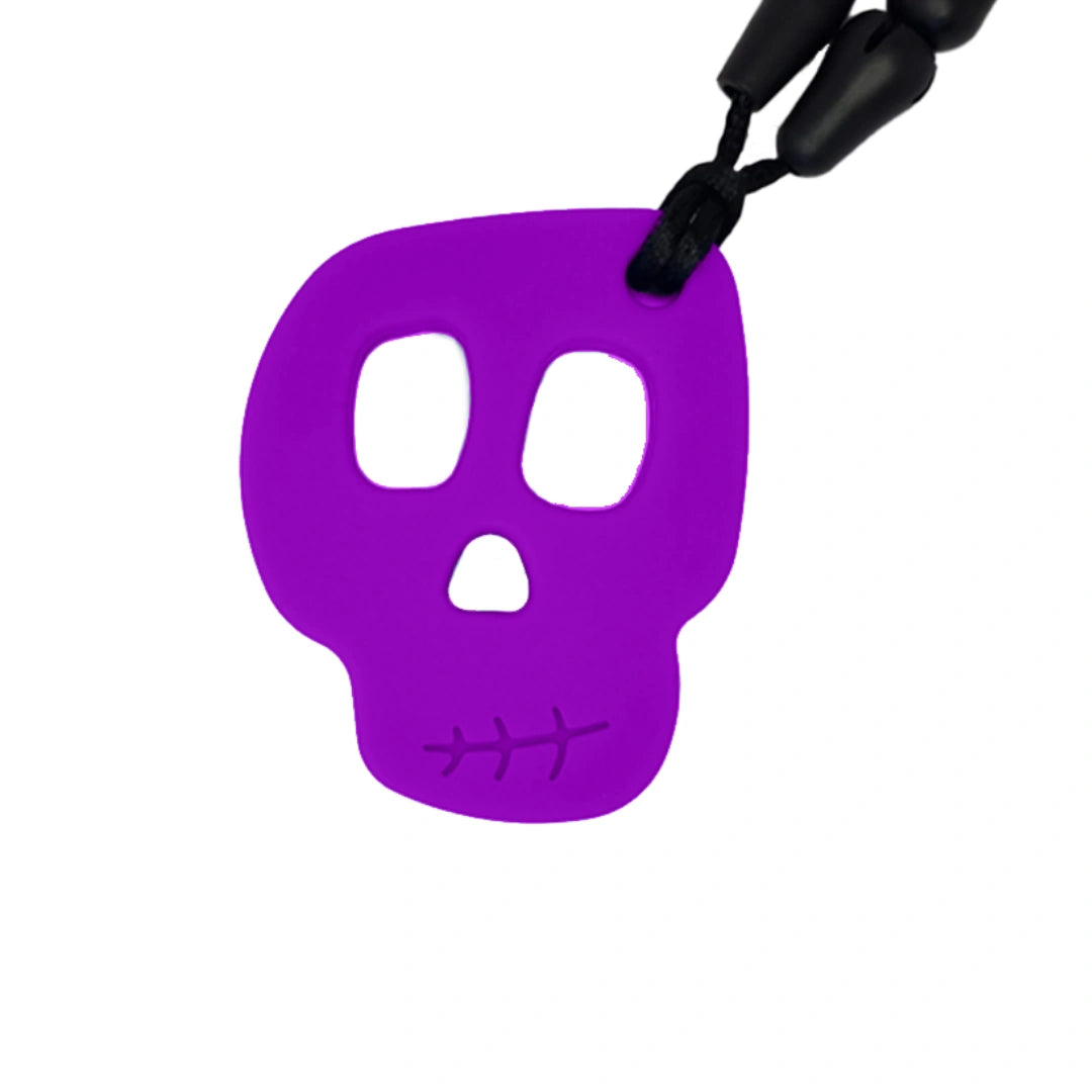 Sensory Chew Necklace - Skull