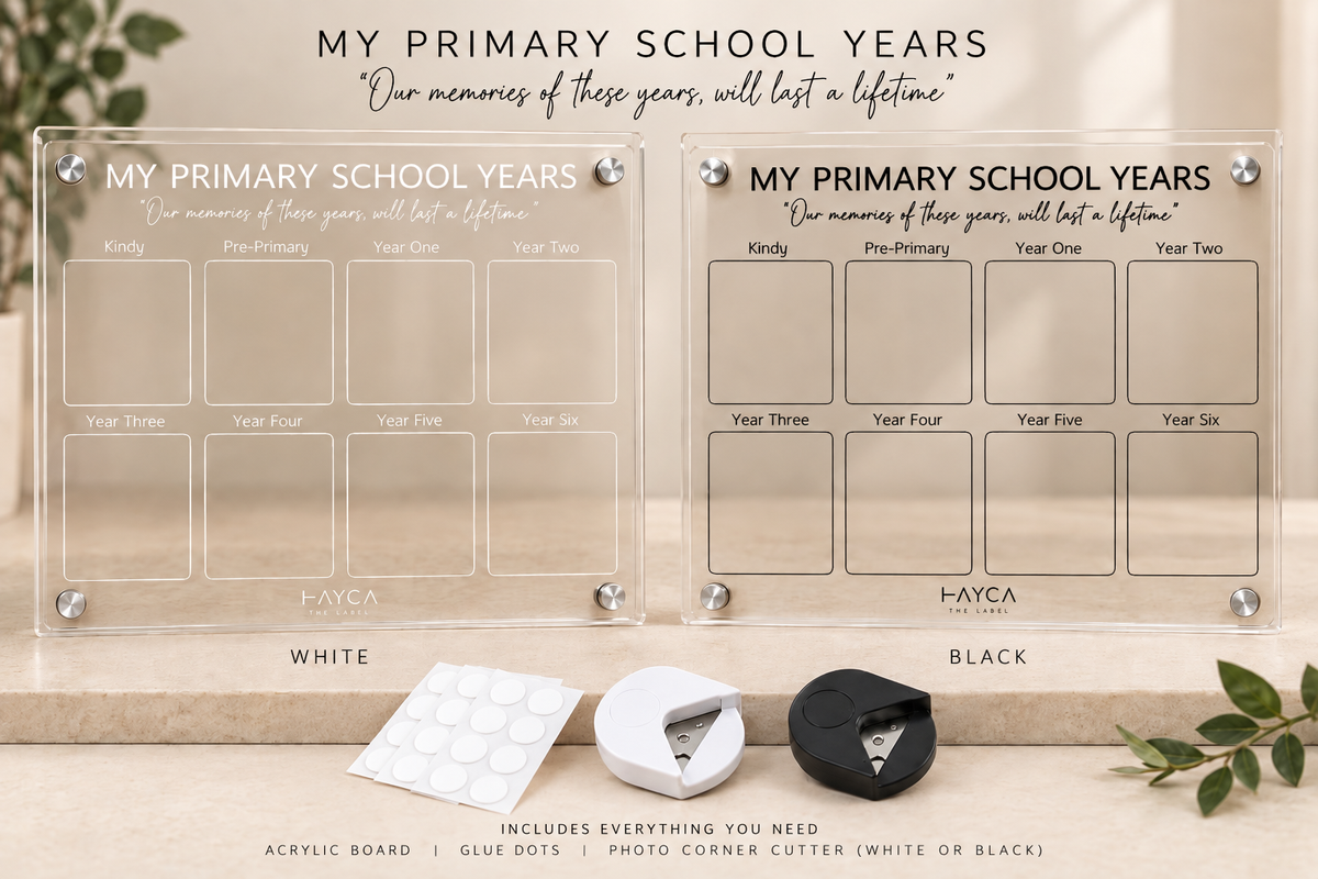 Primary School Years Magnetic Acrylic Board