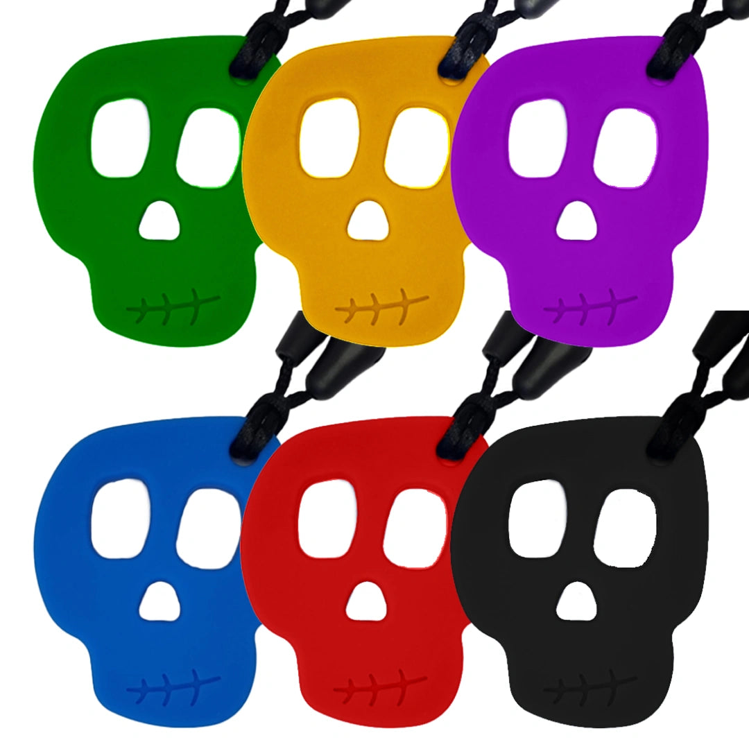 Sensory Chew Necklace - Skull