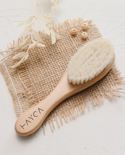 Natural Wool Baby Hair Brush
