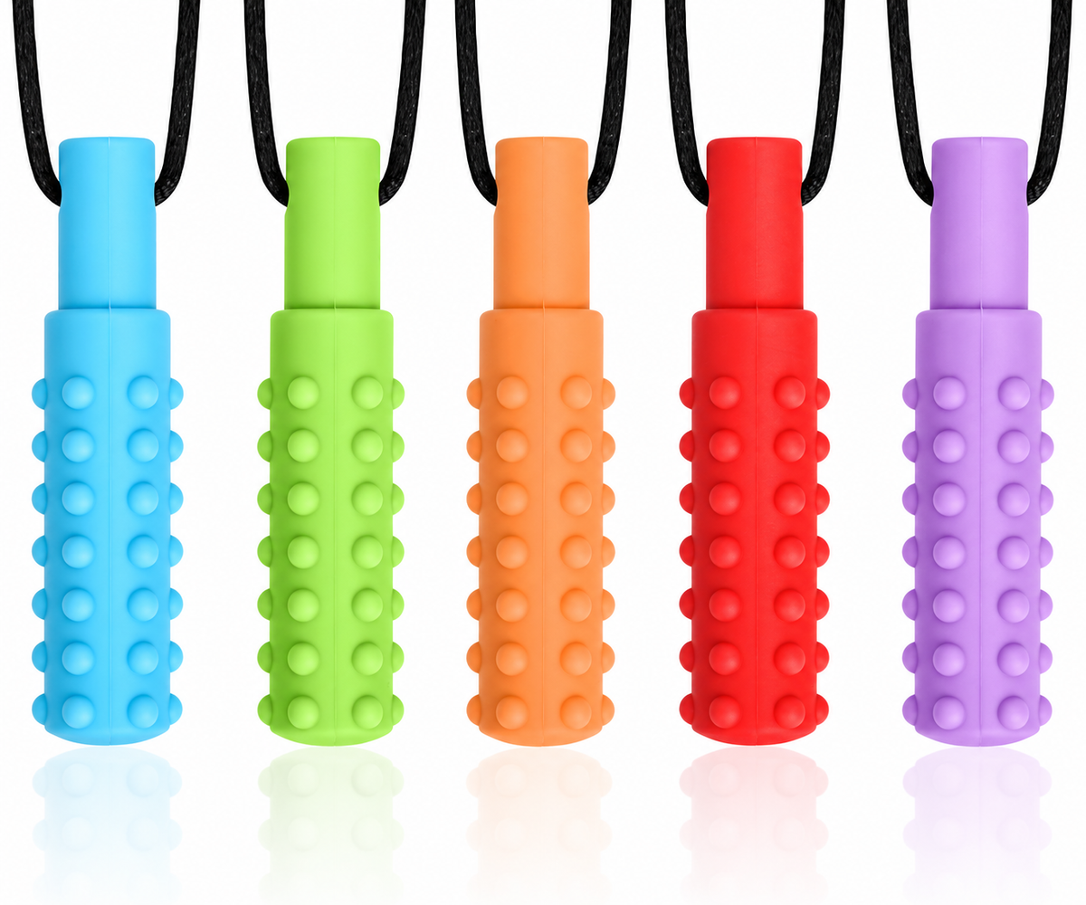 Sensory Chew Necklace - Textured Tube