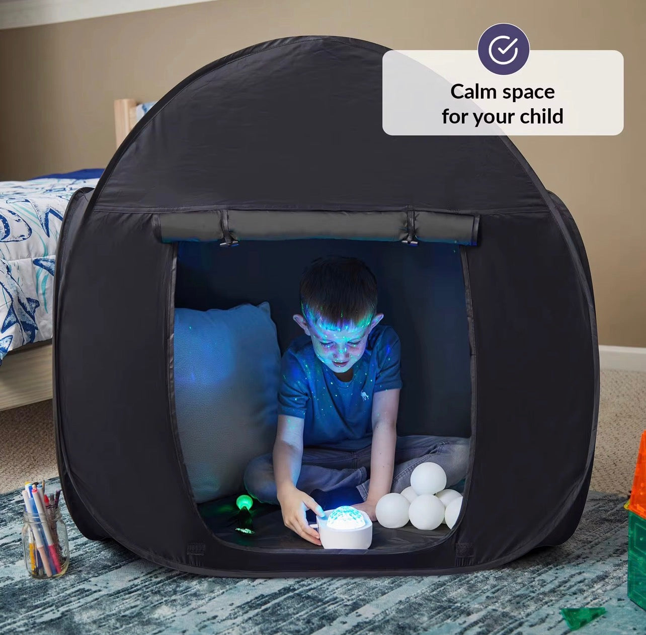 PopUp Blackout Sensory Tent