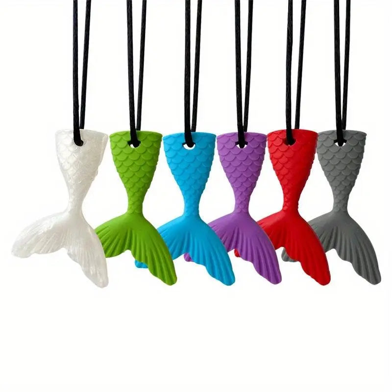 Sensory Chew Necklace - Mermaid Tail