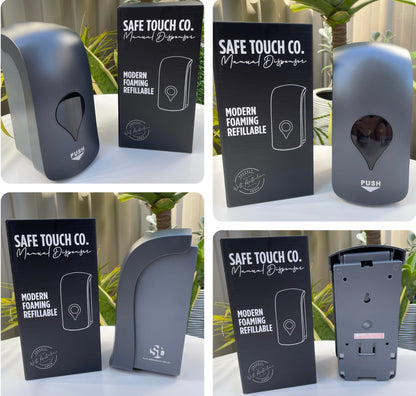 Modern Matte Black Wall Mounted “Foaming” Dispenser