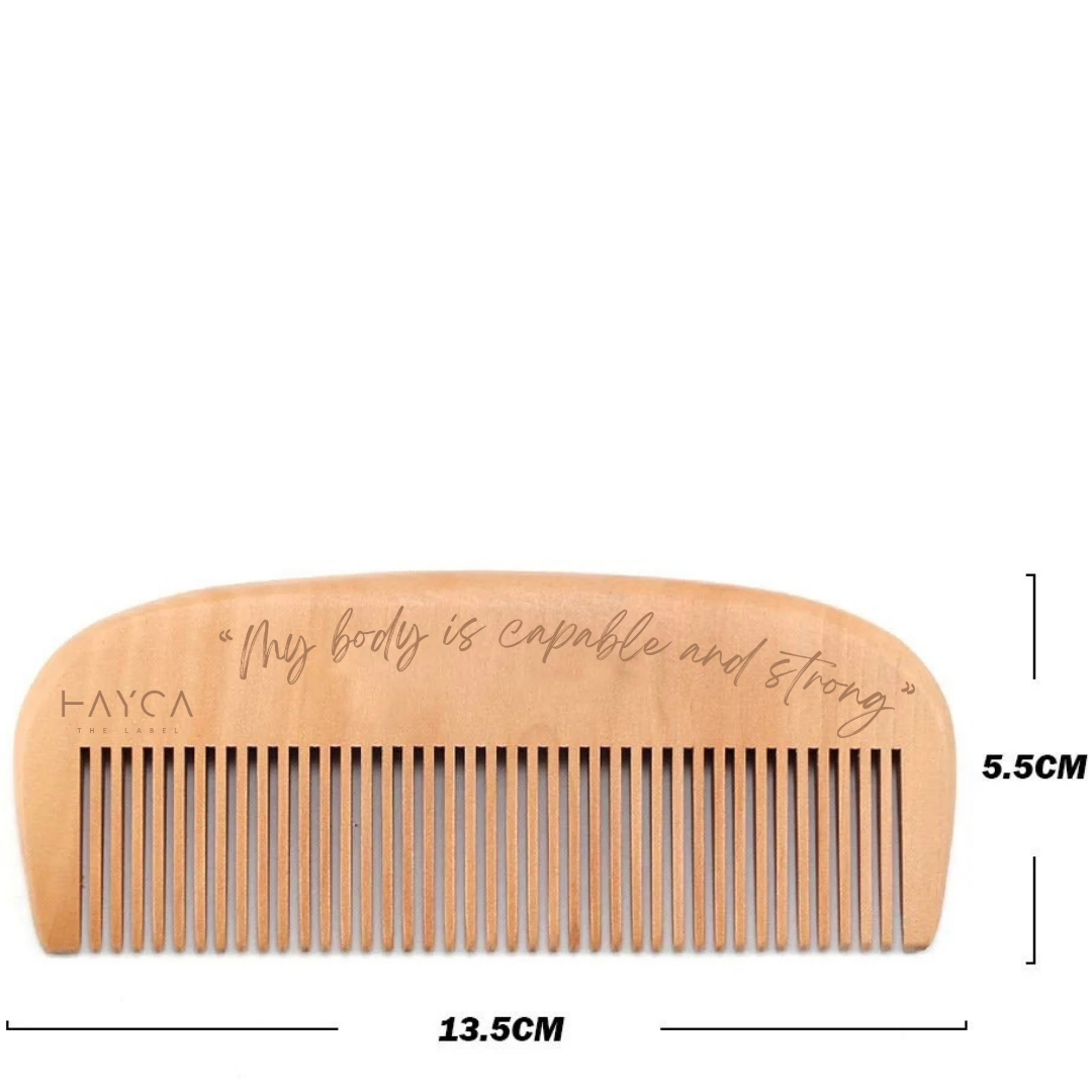 Labour + Birthing Comb with Empowering Affirmation - SECONDS