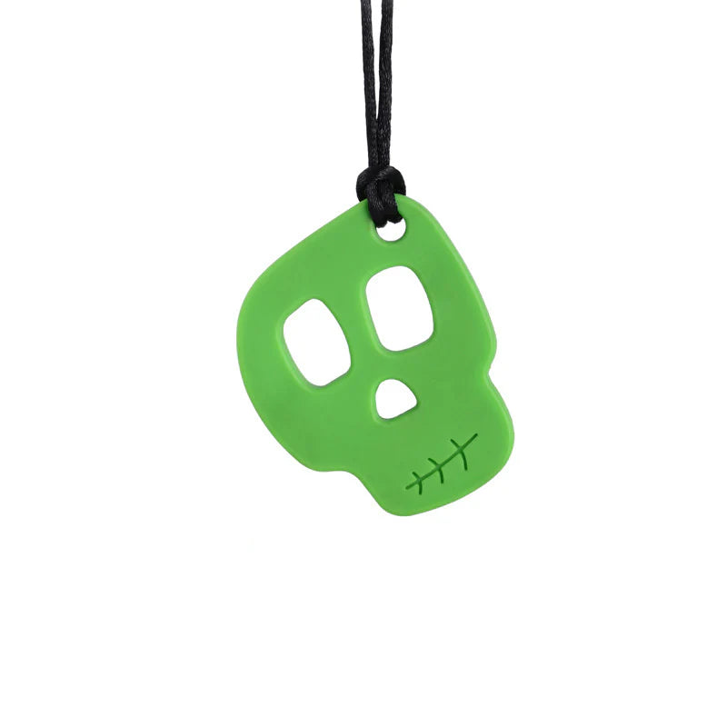 Sensory Chew Necklace - Skull