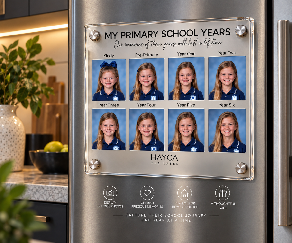 Primary School Years Magnetic Acrylic Board