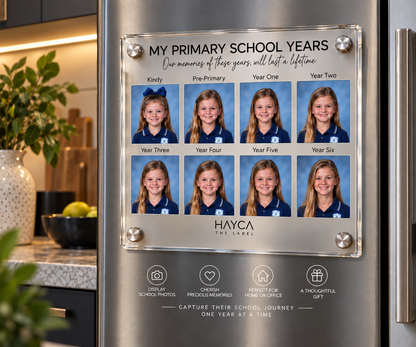 Primary School Years Magnetic Acrylic Board