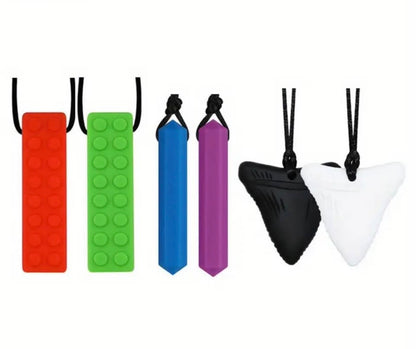 Sensory Chew Necklace - Shark Tooth