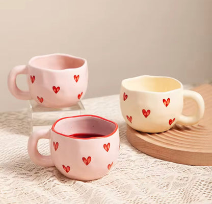 Ceramic Heart Mug ♥️