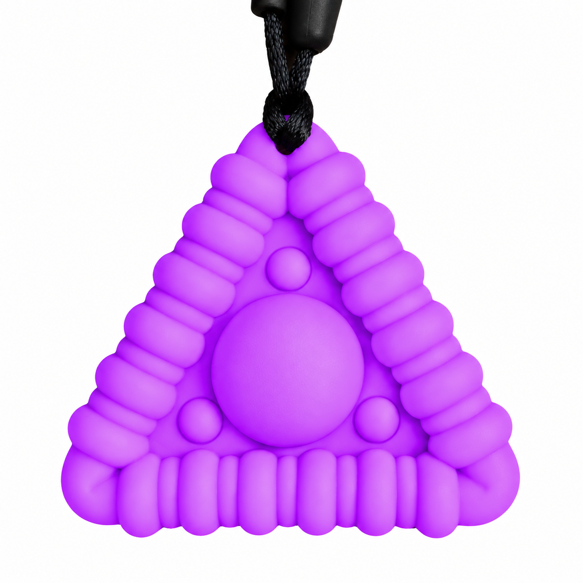 Sensory Chew Necklace - Triangle Pop It