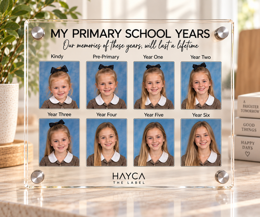Primary School Years Magnetic Acrylic Board