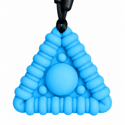 Sensory Chew Necklace - Triangle Pop It