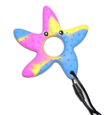Multicolour Starfish Sensory Chew Necklace