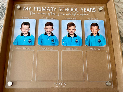Primary School Years Magnetic Acrylic Board