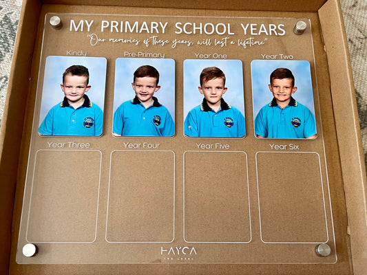 Primary School Years Magnetic Acrylic Board