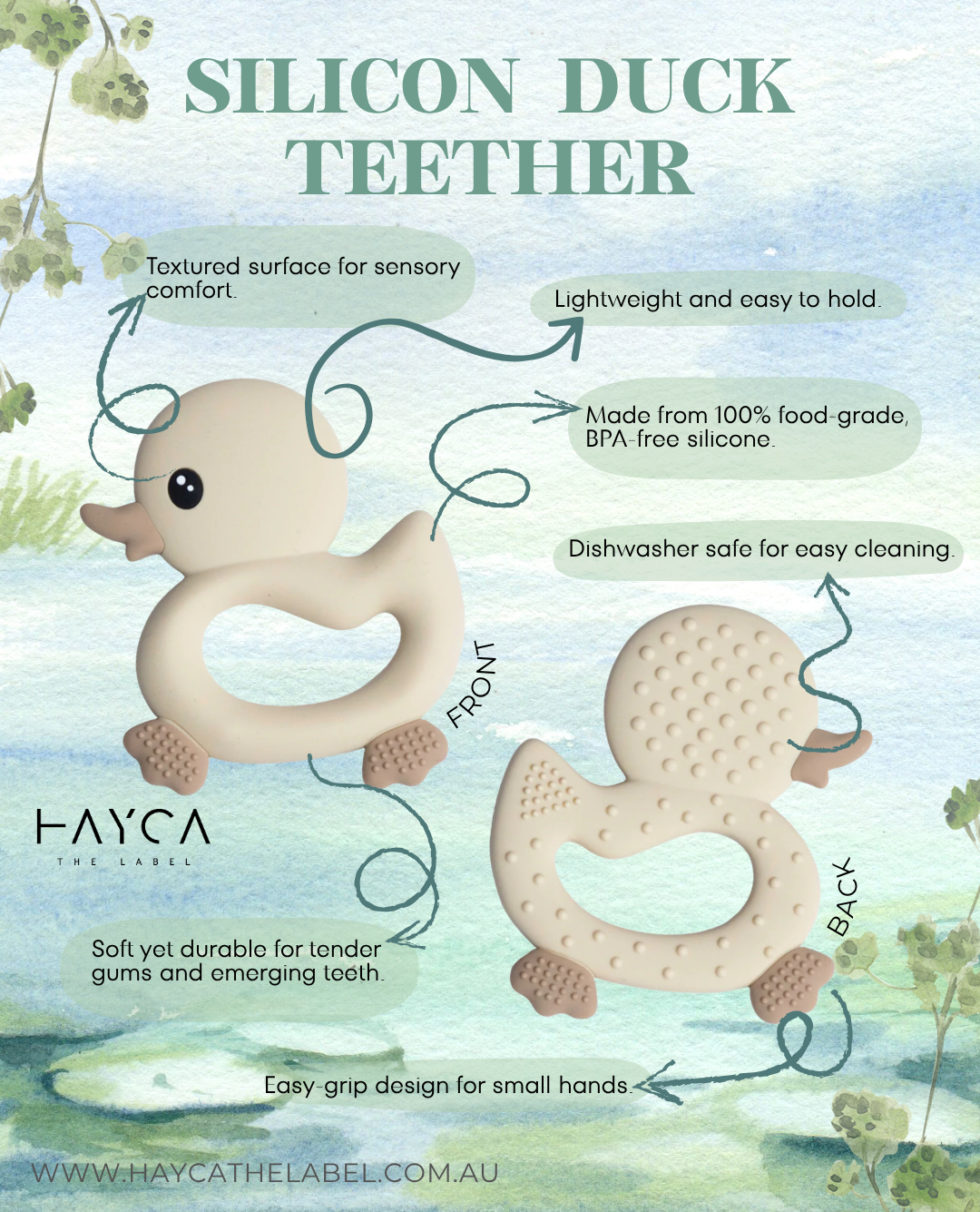 Silicon Duck Teether
