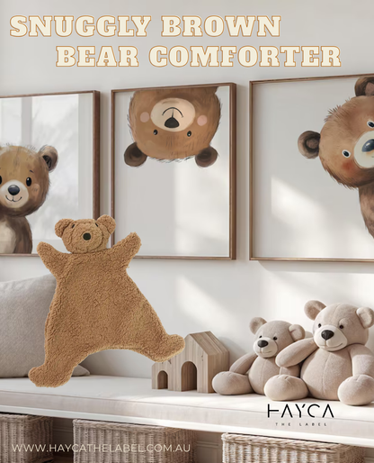 Snuggly Brown Bear Comforter