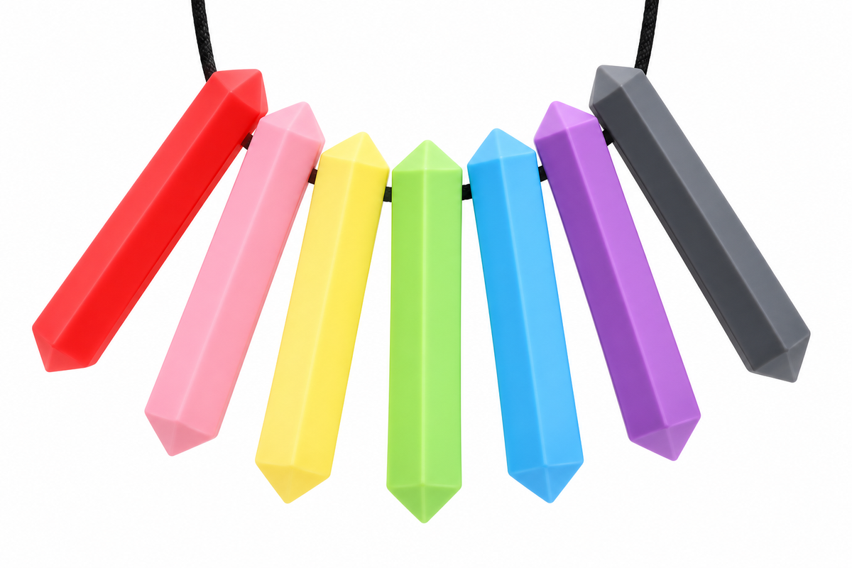 Sensory Chew Necklace - Gem Stone