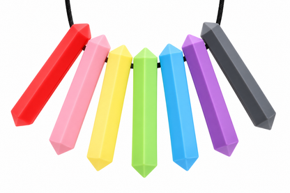 Sensory Chew Necklace - Gem Stone