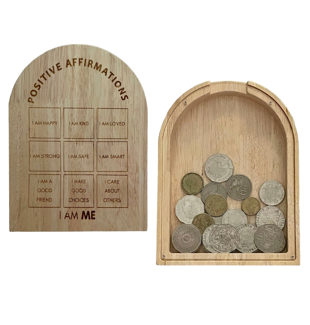 Positive Affirmation Arch Money Box | Hayca The Label – HAYCA The Label