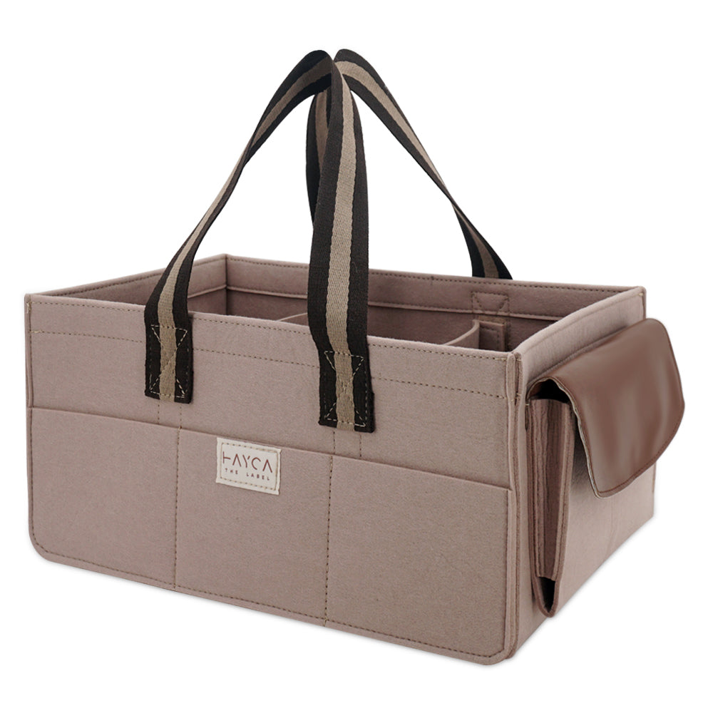 nappy caddy, storage for nappies, portable, stylish and easy to use